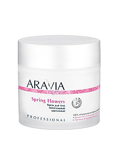 Aravia Organic Spring Flowers - Крем для тела питательный цветочный 300 мл